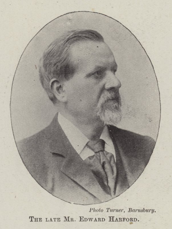 Nieżyjący już pan Edward Harford autorstwa English Photographer