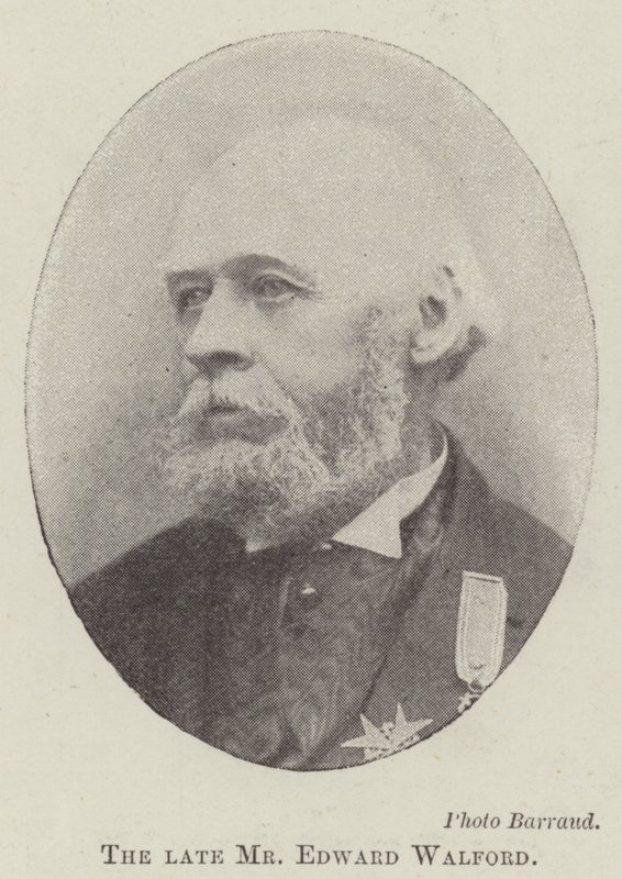 Nieżyjący już pan Edward Walford autorstwa English Photographer