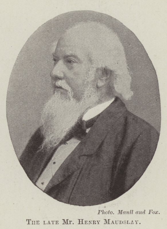 Nieżyjący już pan Henry Maudslay autorstwa English Photographer