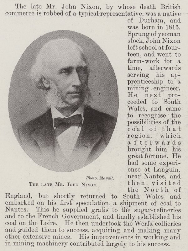 Nieżyjący pan John Nixon autorstwa English Photographer