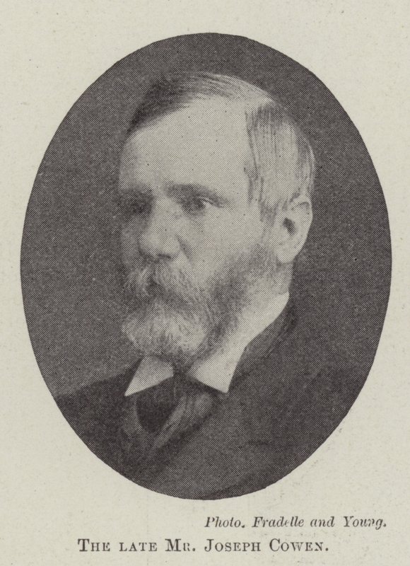Nieżyjący już pan Joseph Cowen autorstwa English Photographer
