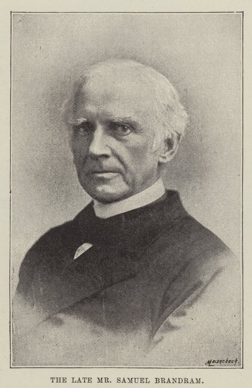 Nieżyjący już pan Samuel Brandram autorstwa English Photographer