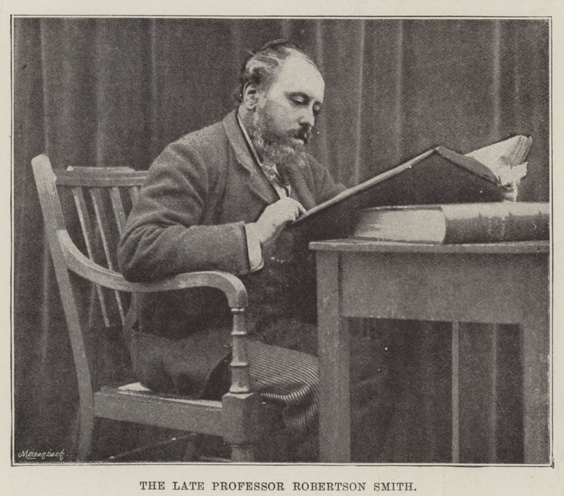Nieżyjący już profesor Robertson Smith autorstwa English Photographer