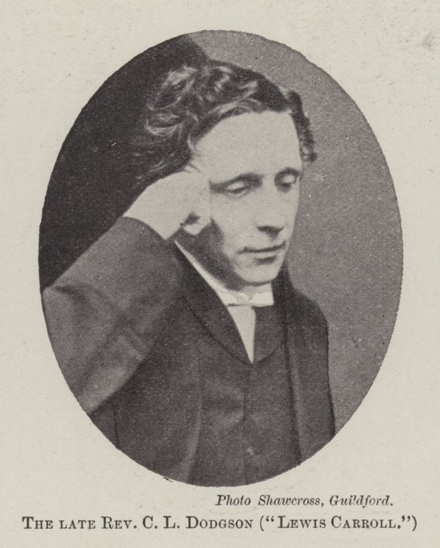 Nieżyjący już wielebny CL Dodgson, Lewis Carroll autorstwa English Photographer