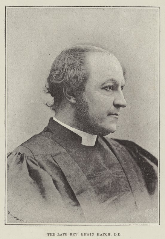 Nieżyjący już wielebny Edwin Hatch, DD autorstwa English Photographer