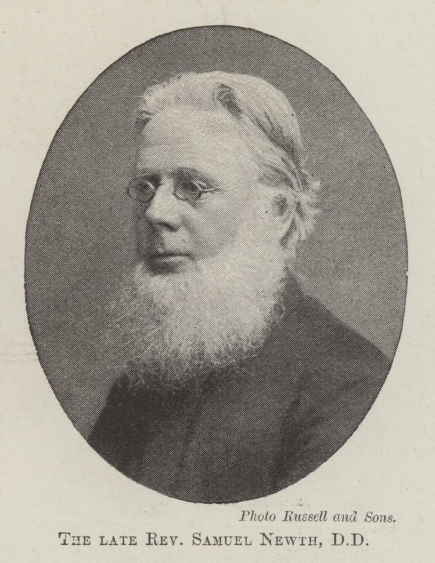 Nieżyjący wielebny Samuel Newth, DD autorstwa English Photographer