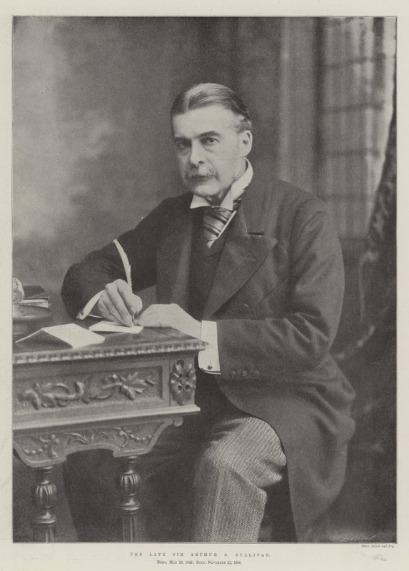 Nieżyjący Sir Arthur S Sullivan autorstwa English Photographer