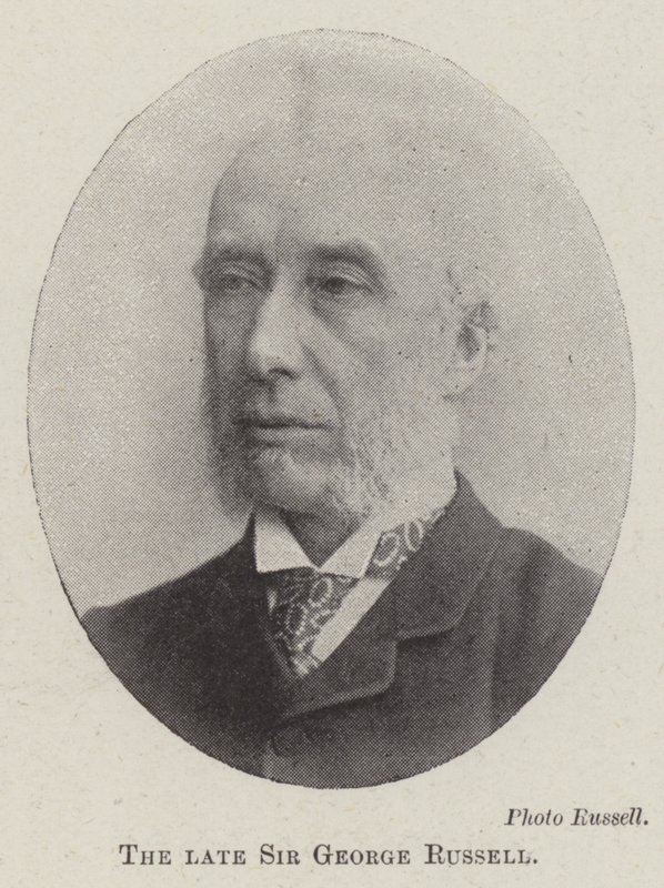 Nieżyjący sir George Russell autorstwa English Photographer