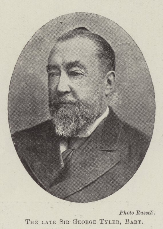 zmarły Sir George Tyler; Baronet autorstwa English Photographer
