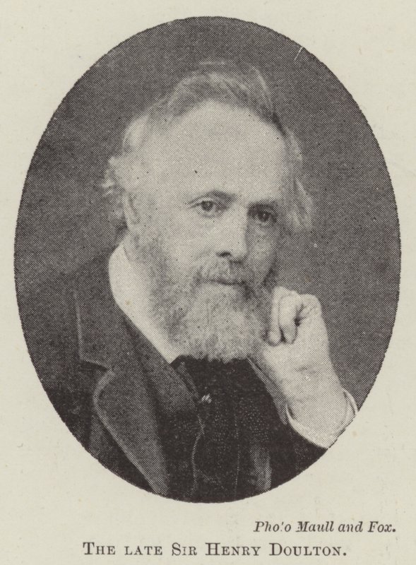 Nieżyjący sir Henry Doulton autorstwa English Photographer