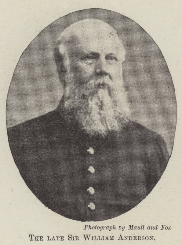 Nieżyjący sir William Anderson autorstwa English Photographer