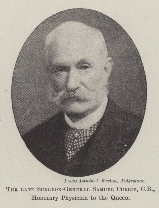 Zmarły lekarz naczelny Samuel Currie, CB, honorowy lekarz królowej autorstwa English Photographer