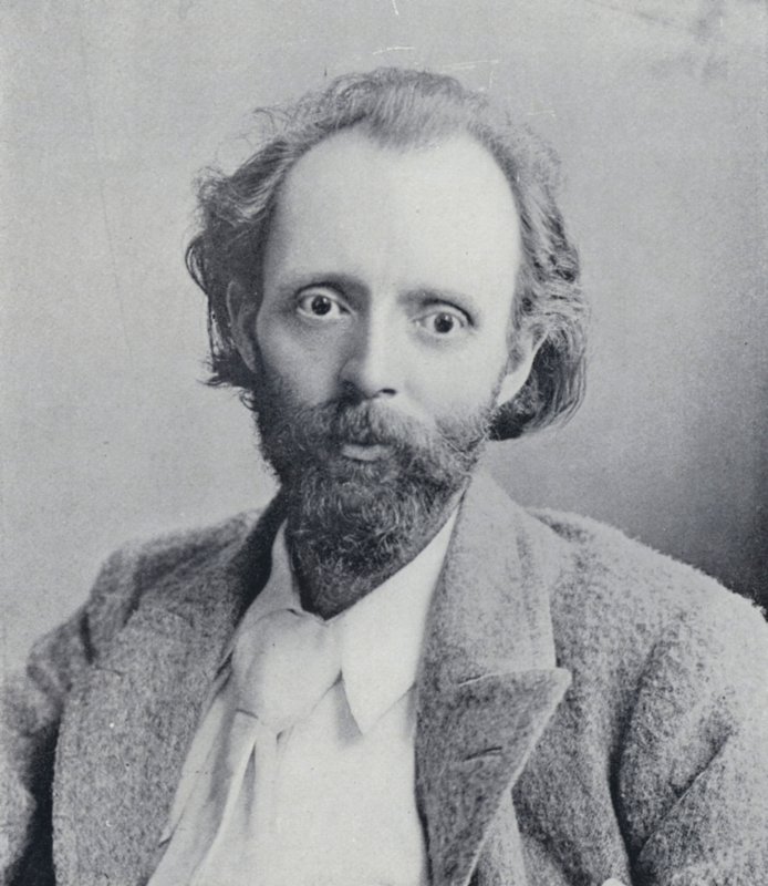 Thomas Henry Hall Caine (zdjęcie czarno-białe) autorstwa English Photographer