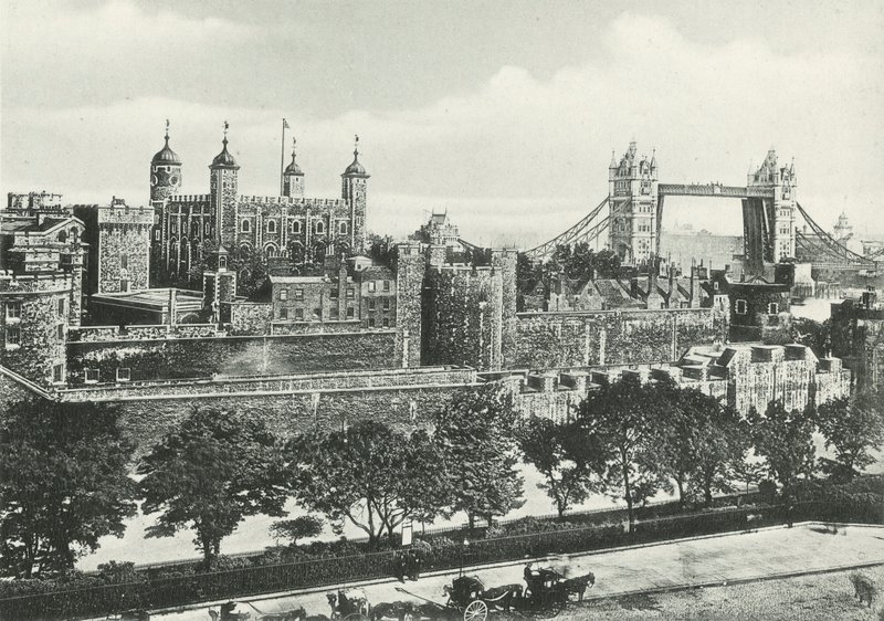 Tower of London i Tower Bridge autorstwa English Photographer