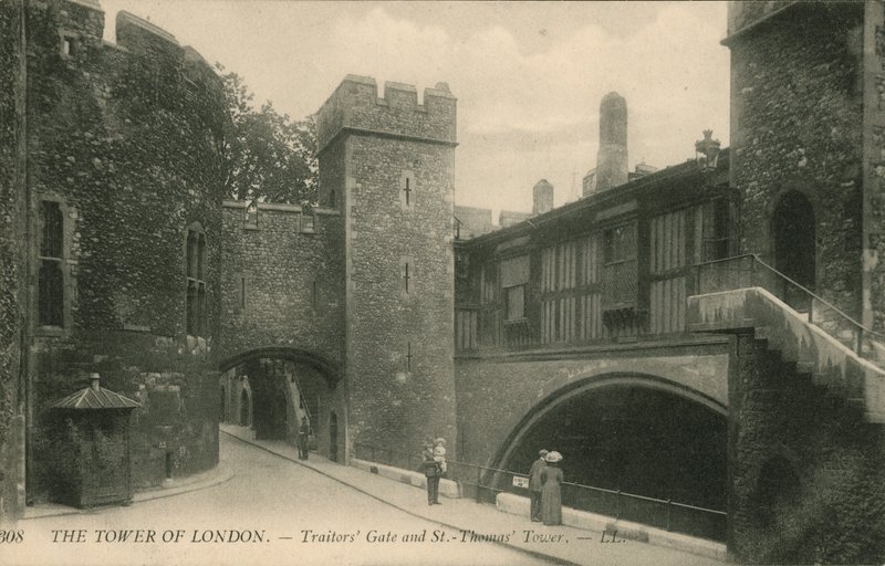 Traitors Gate i St Thomas Tower, The Tower of London autorstwa English Photographer