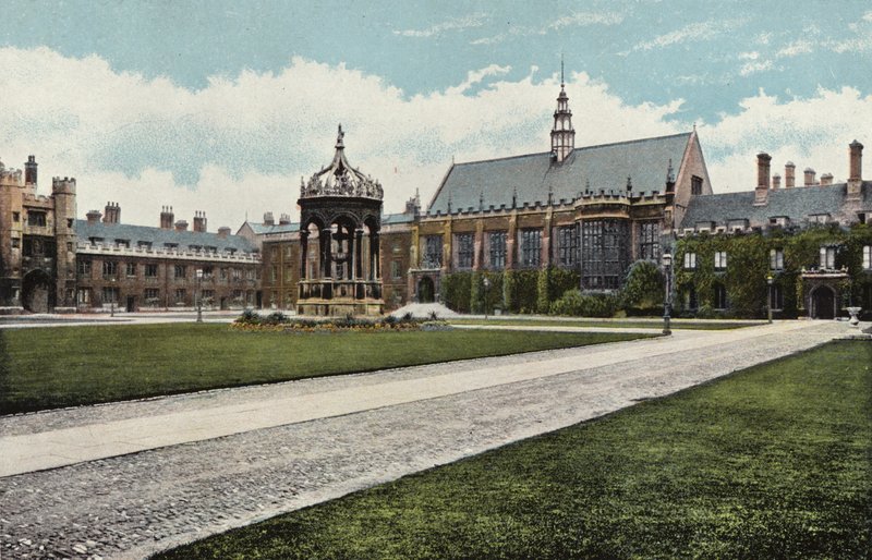 Trinity College, Wielki Dwór autorstwa English Photographer