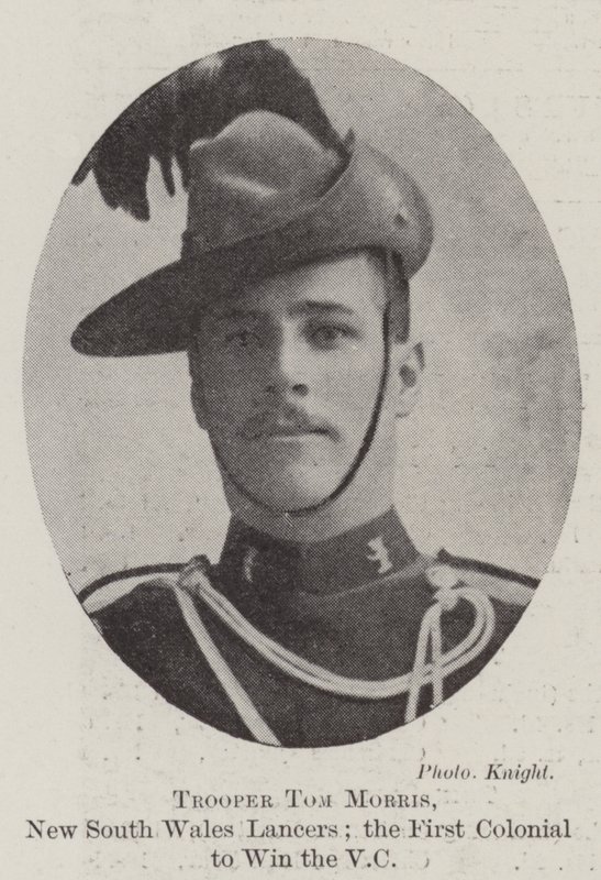 Trooper Tom Morris, Lansjerzy Nowej Południowej Walii; pierwszy Colonial, który wygrał VC autorstwa English Photographer