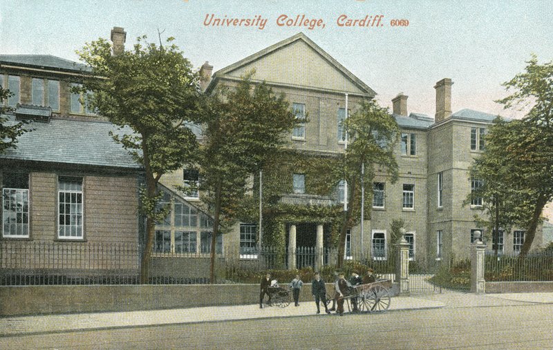 University College, Cardiff (kolorowe zdjęcie) autorstwa English Photographer