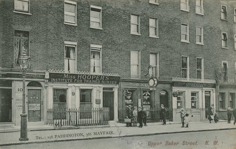 Upper Baker Street, Londyn autorstwa English Photographer