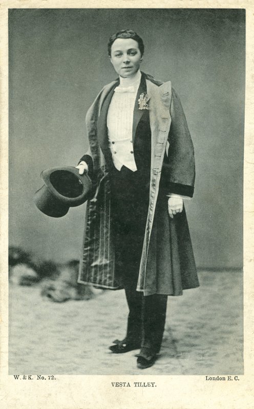 Vesta Tilley (zdjęcie czarno-białe) autorstwa English Photographer
