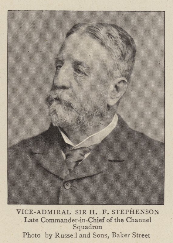 Wiceadmirał Sir HF Stephenson autorstwa English Photographer