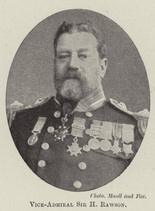 Wiceadmirał Sir H Rawson autorstwa English Photographer
