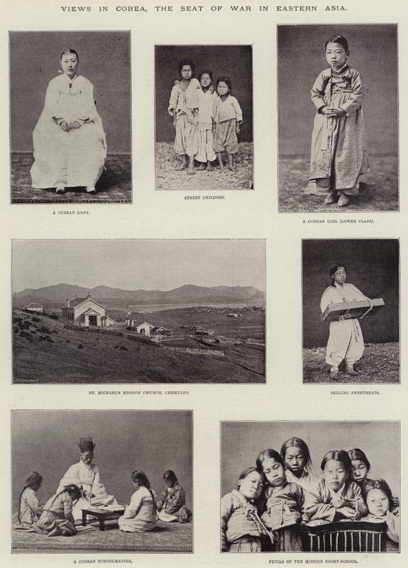 Widoki w Korei, miejscu wojny w Azji Wschodniej autorstwa English Photographer
