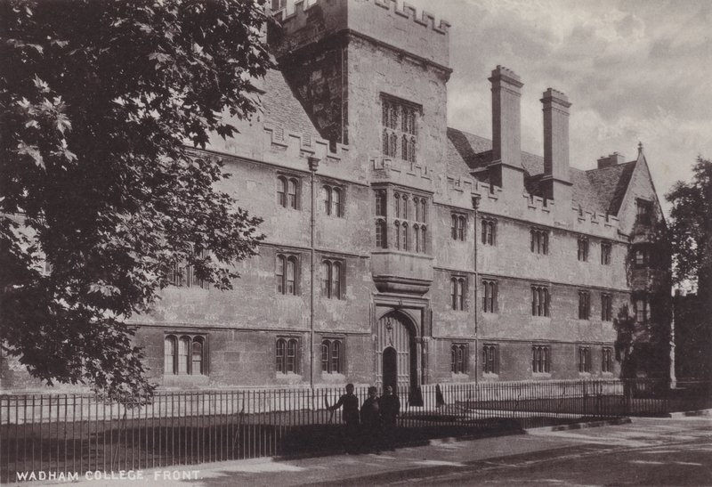 Wadham College, przód autorstwa English Photographer