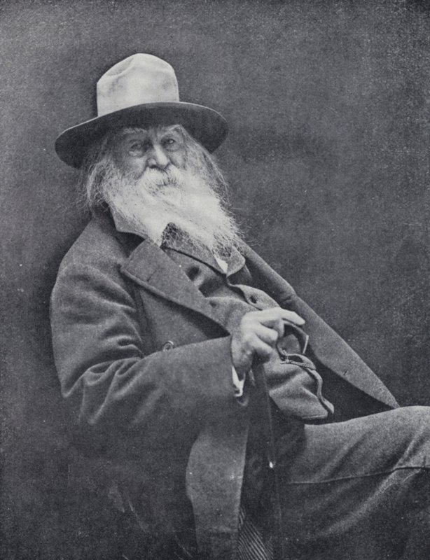 Walt Whitman (zdjęcie czarno-białe) autorstwa English Photographer