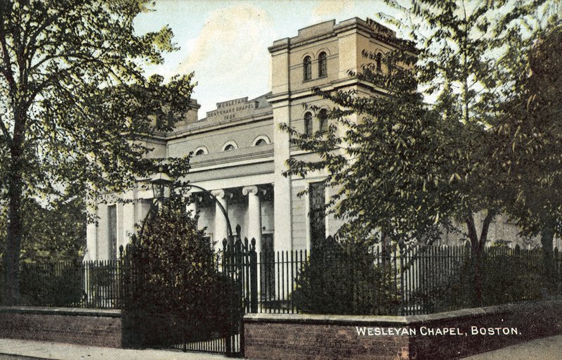 Kaplica Wesleyan, Boston (kolorowe zdjęcie) autorstwa English Photographer