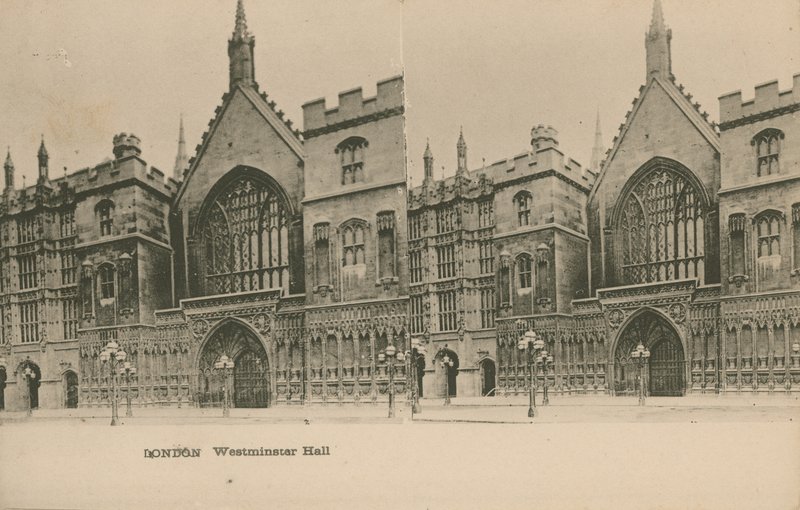 Westminster Hall, Londyn autorstwa English Photographer