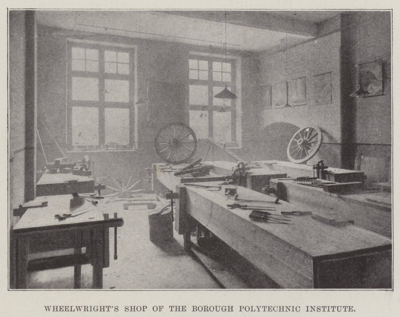 Sklep Kołodziejów Borough Polytechnic Institute autorstwa English Photographer