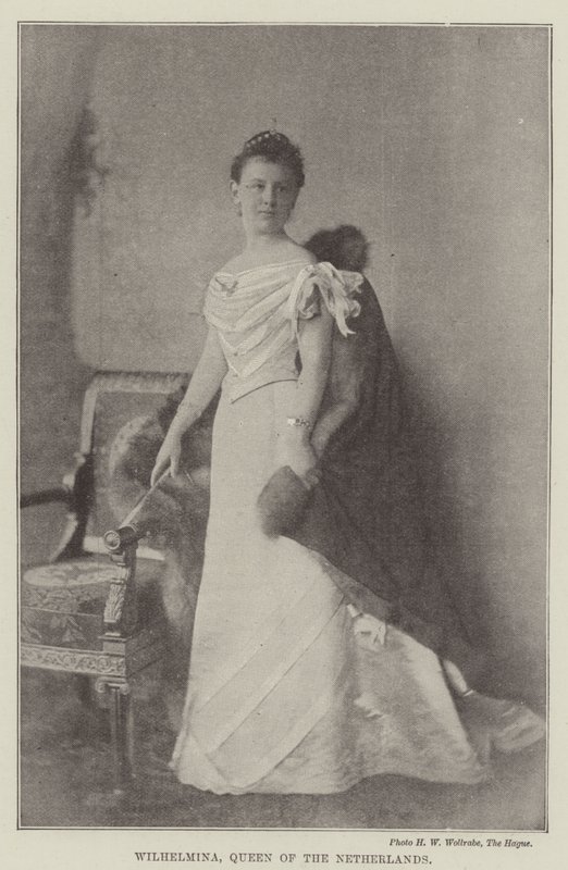 Wilhelmina, królowa Holandii autorstwa English Photographer