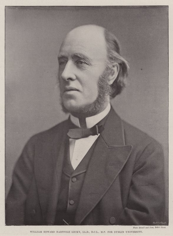 William Edward Hartpole Lecky, LLD, DCL, poseł na Uniwersytet w Dublinie autorstwa English Photographer