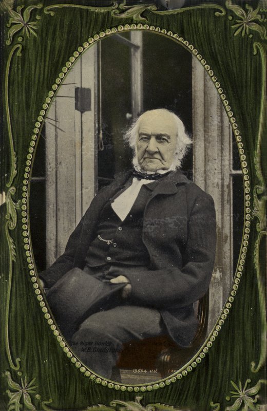 William Ewart Gladstone (zdjęcie kolorowe) autorstwa English Photographer