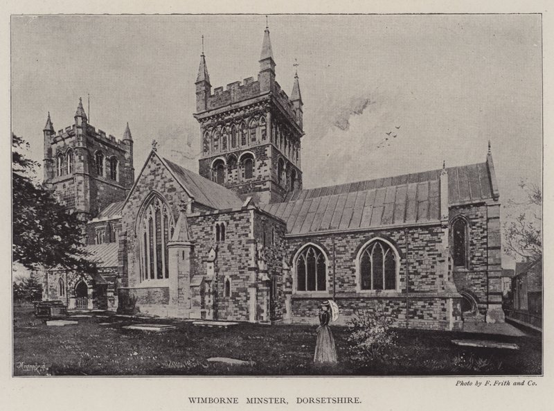Wimborne Minster, Dorsetshire autorstwa English Photographer