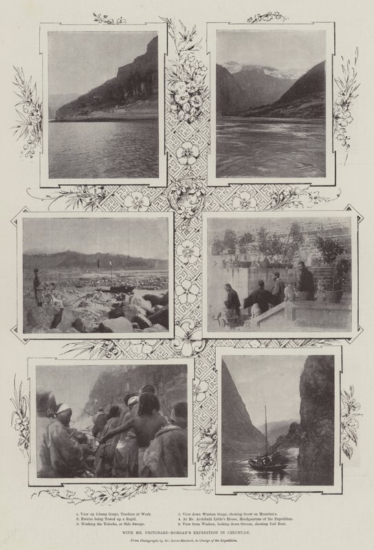 Z panem Pritchardem-Morgans Expedition w Szeczuanie autorstwa English Photographer