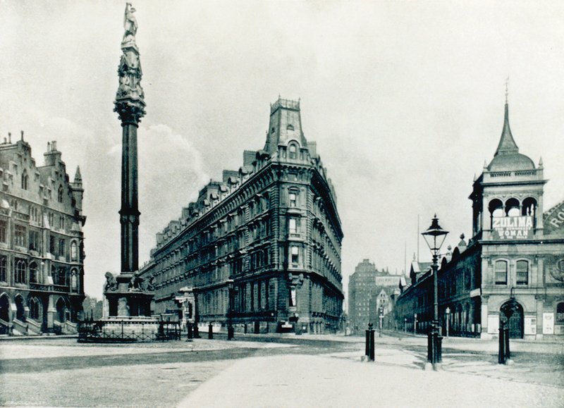Z Kolumną Westminsterską, Pałacem Królowej Anny i Akwarium Królewskim. autorstwa English Photographer