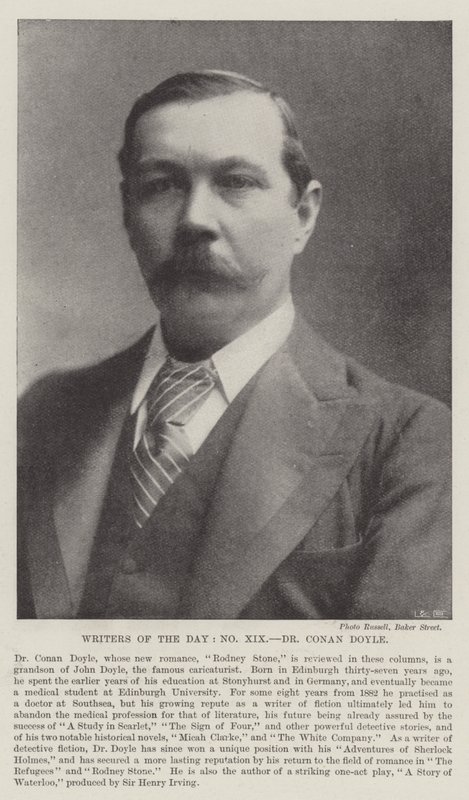 Pisarze dnia, dr Conan Doyle autorstwa English Photographer