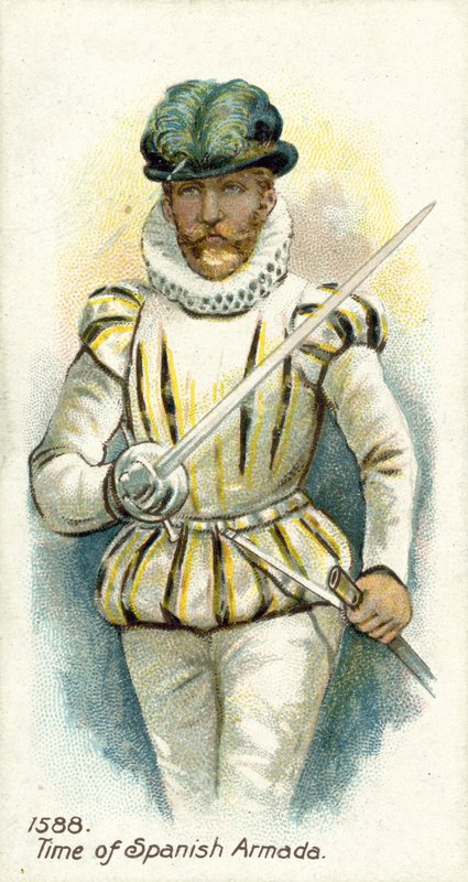 1588, czas hiszpańskiej Armady autorstwa English School