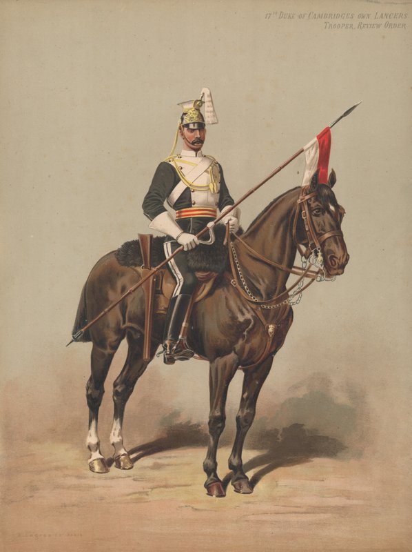 17th Duke of Cambridges Own Lancers, Trooper, Review Order autorstwa English School