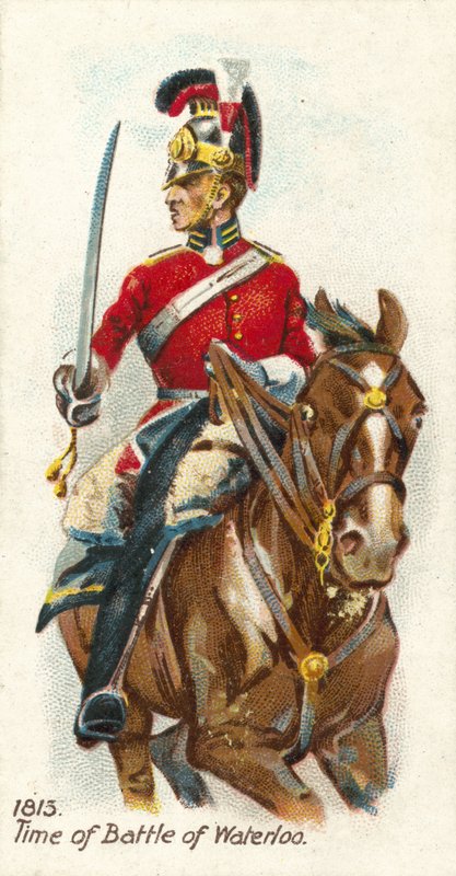 1813, czas bitwy pod Waterloo autorstwa English School