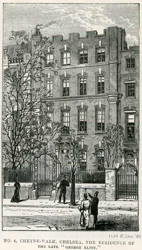 4 Cheyne Walk, Chelsea, rezydencja zmarłego George