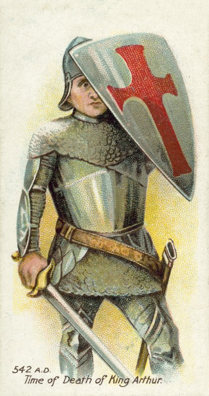 542 ne, czas śmierci króla Artura autorstwa English School