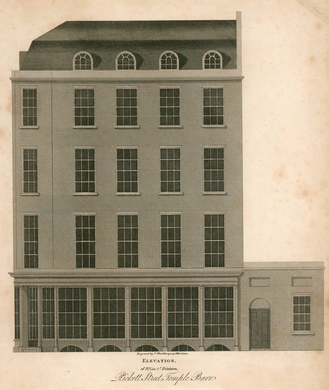 5 Pickett Street, Temple Bar, Londyn autorstwa English School