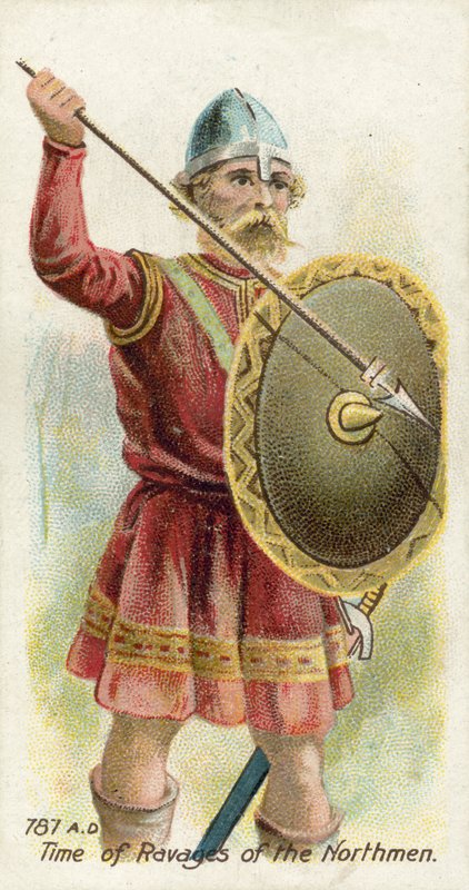 787 AD, czas spustoszeń ludzi Północy autorstwa English School