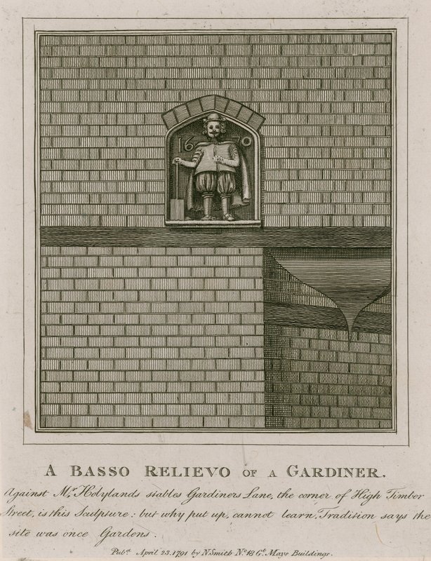 Basso Relievo Gardinera autorstwa English School