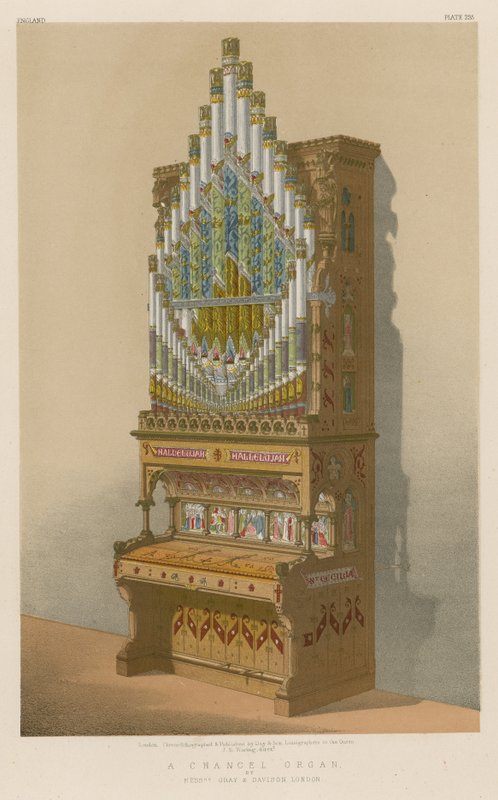 Organy Prezbiterium, panowie Gray i Davison, Londyn autorstwa English School
