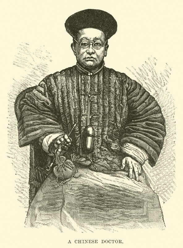 Chiński lekarz autorstwa English School