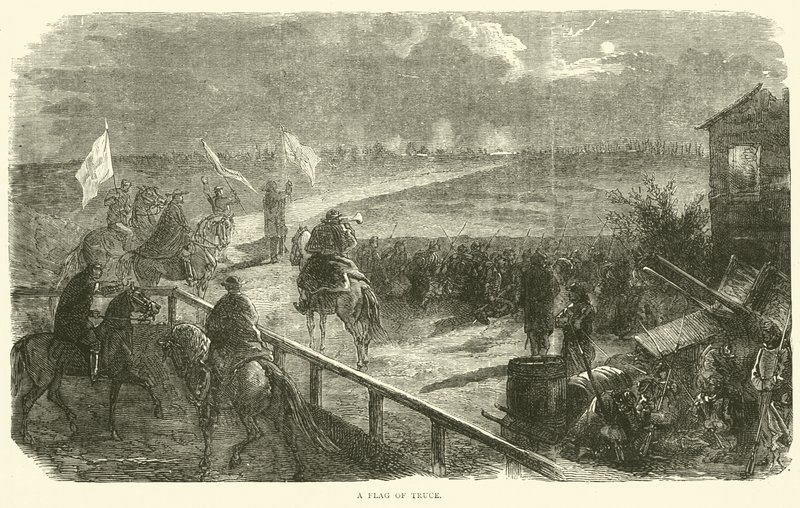 Flaga rozejmu, grudzień 1870 autorstwa English School